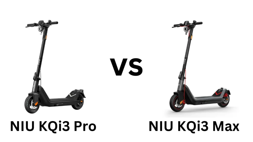 NIU KQi3 Pro vs NIU KQi3 Max