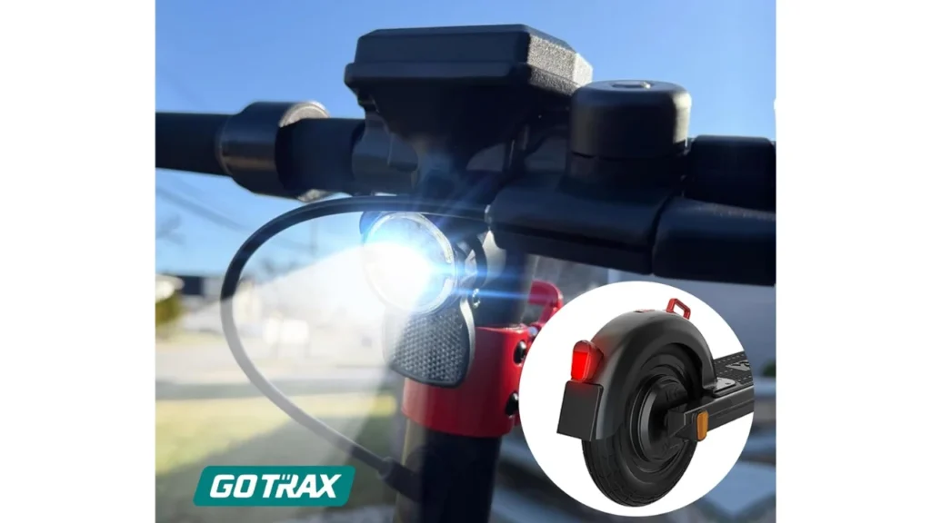 how to turn on light on Gotrax G3 and G4