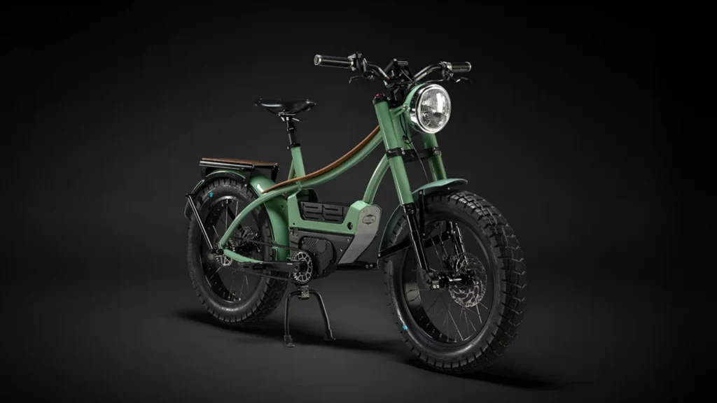 Hand-crafted e-bike with vintage motorcycle style has insane power