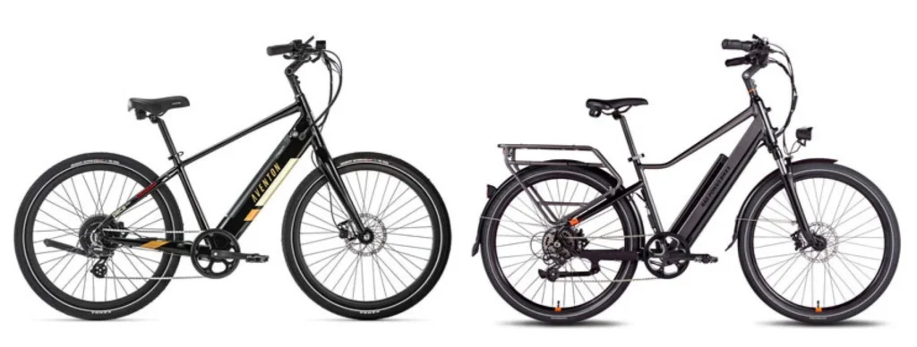 Aventon vs Rad Power electric bikes comparison